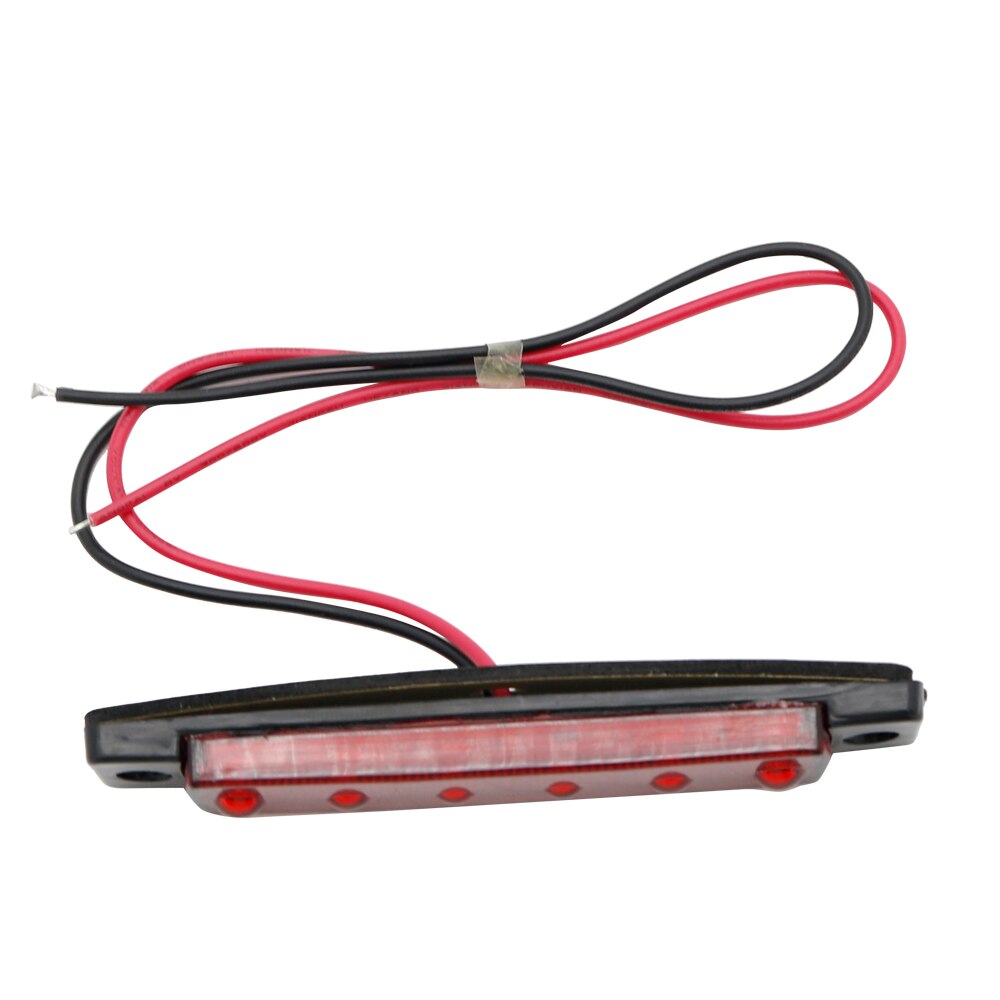 10x Red Car External Lights LED 12V 6LED Auto Car Bus Truck Wagons Side Marker Indicator Trailer Light Rear Side Lamp