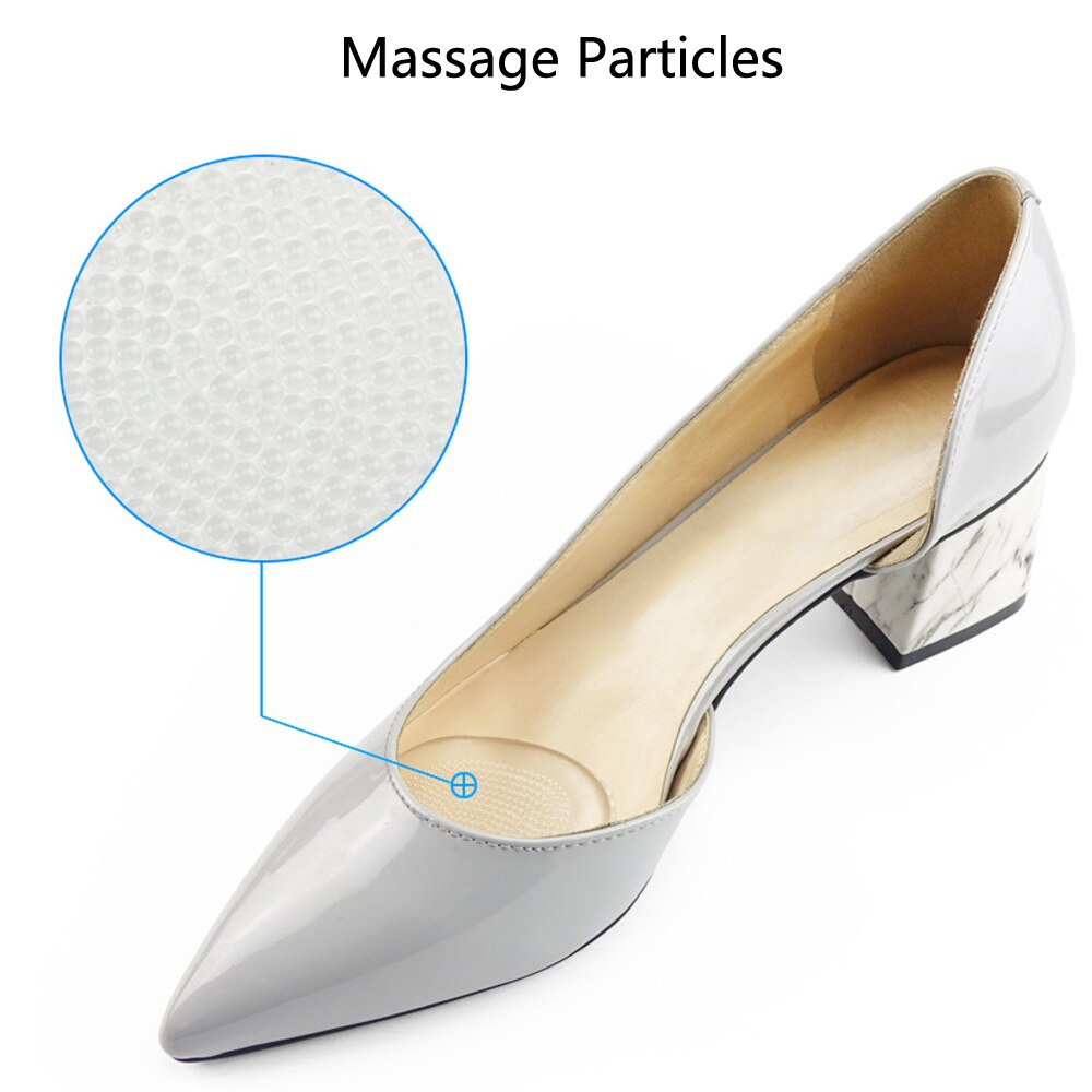 Anti-slip Silicone Pads for Women High Heels Sandals Gel Forefoot Insoles for Women Shoes Fascitis Plantar Anti-Pain Shoe Pads