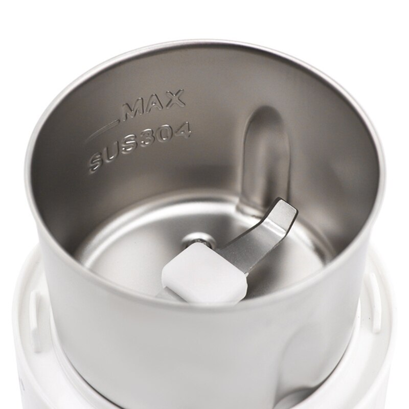 D0AB Mini Coffee Grinder Auto Coffee Bean Grind Mill EU Plug Capacity 5 Cups Ideal for Espresso Hand Brewed Coffee