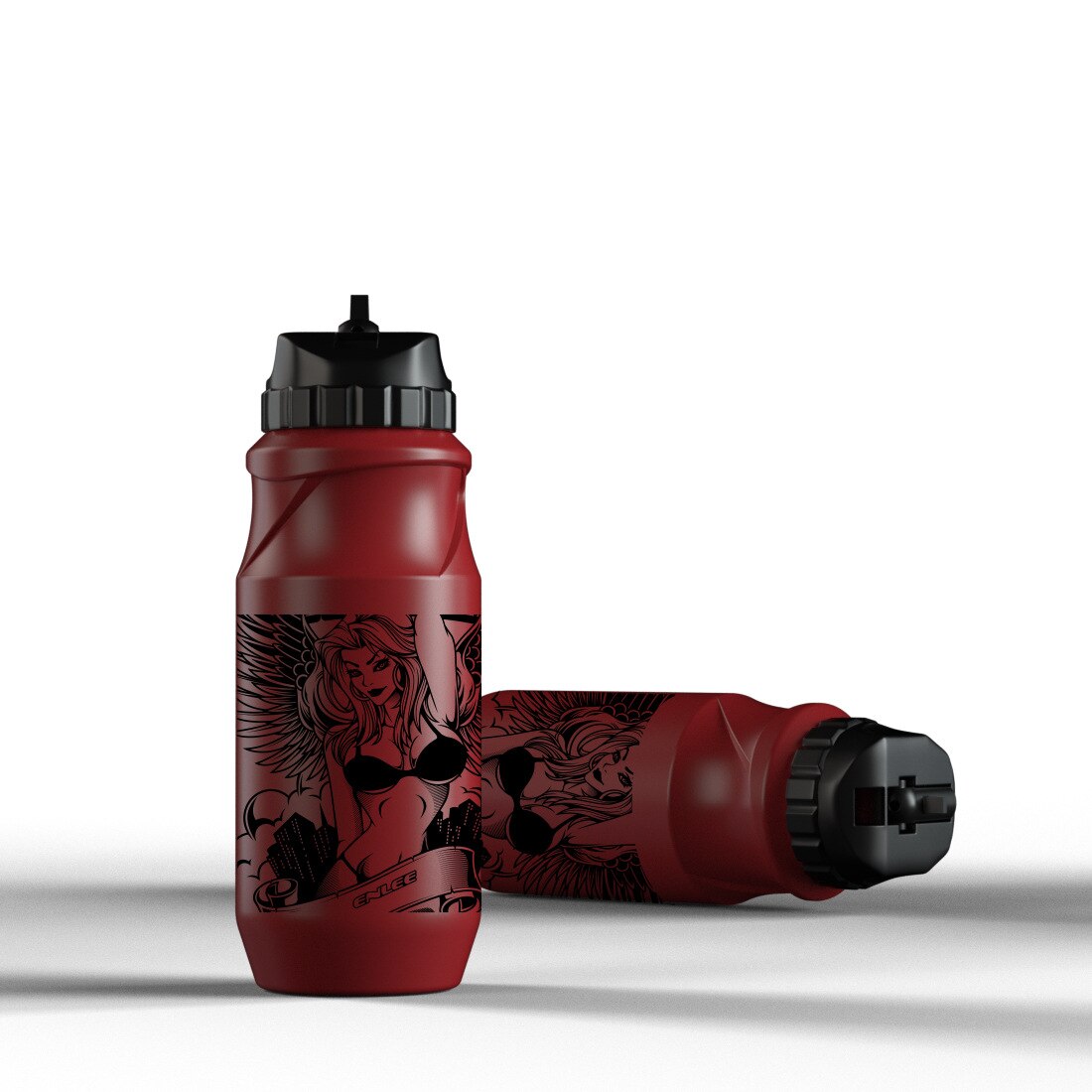 Bouteille d&#39;eau pour cyclisme, pour vtt, pour Sports de plein air, équipement de plein air, bouteille de Fitness: Beauty-Red