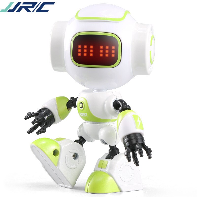 Original JJRC R8/R9 touch sensing RC robot intelligent LED eye intelligent voice DIY body posture children toy: R9 green