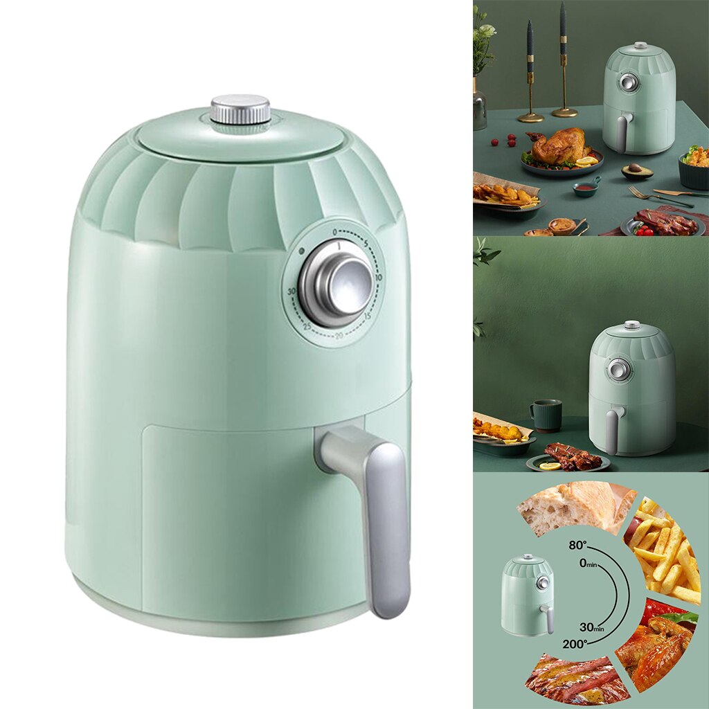 2L Home Air Fryer No Oil Intelligent Kitchen Electric Fryer French Fries Machine Timer Setting &amp; Temperature Control