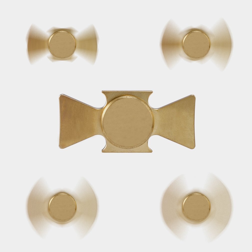 Vinger Spinner Hand Spinner Speelgoed Snelle Lager Edc Focus Speelgoed Voor Doden Tijd Verlicht Stress Angst Ontspannen Messing Zwaluw Staart