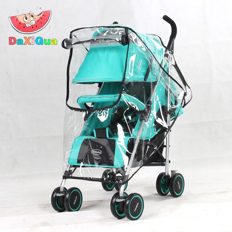 Baby stroller rain cover PVC Universal Wind Dust Rain Cover stroller accessories Protect children Cover: D