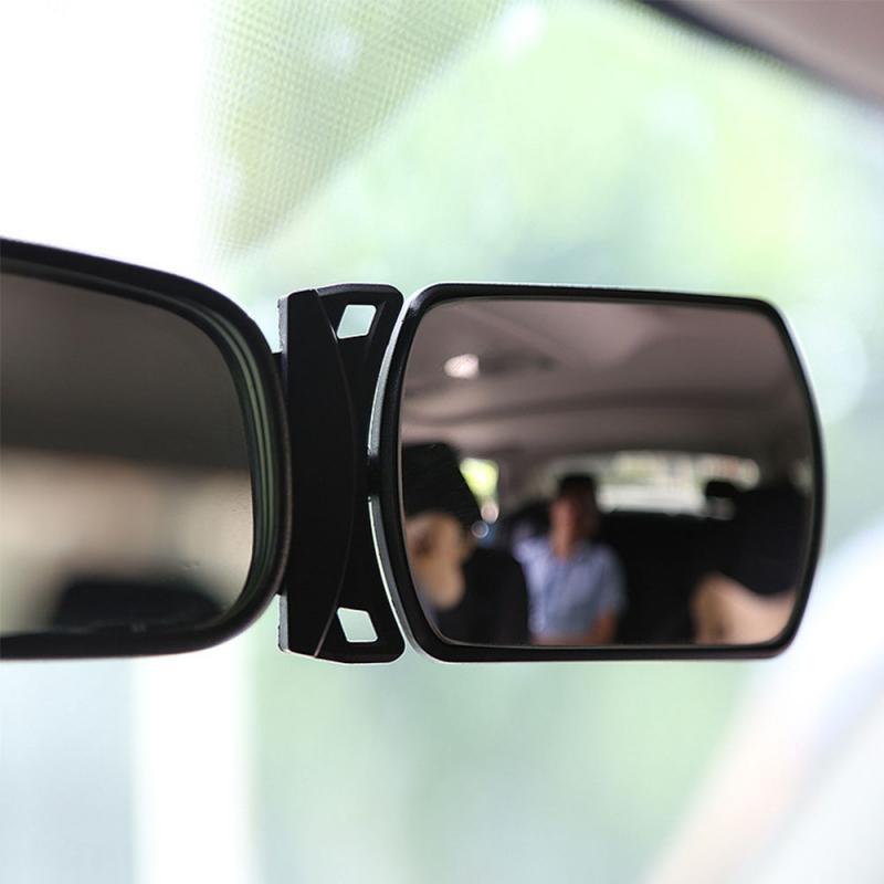 Espejo retrovisor ajustable para coche para niños, accesorio convexo auxiliar para asiento de seguridad de bebé, accesorios para coche