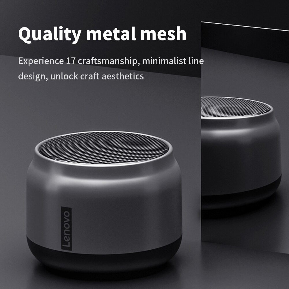 Lenovo K3 Bluetooth Draagbare Speaker 3D Stereo Surround Sound Subwoofer Draadloze Luidspreker Luidspreker Sound Box