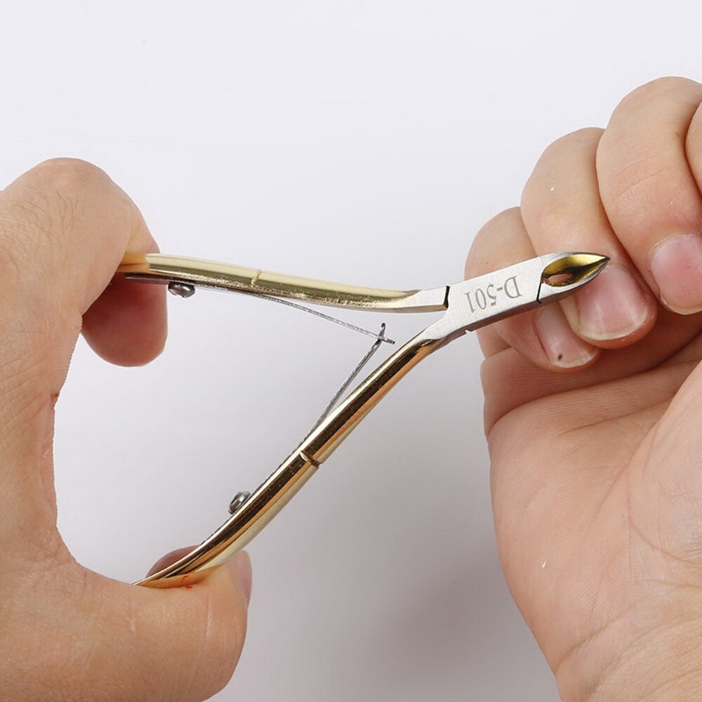 Herramienta para uñas 1/uds, tijeras para la piel muerta, cuchara de acero inoxidable con púas, cortaúñas, alicates de empuje , tijeras para cortar uñas