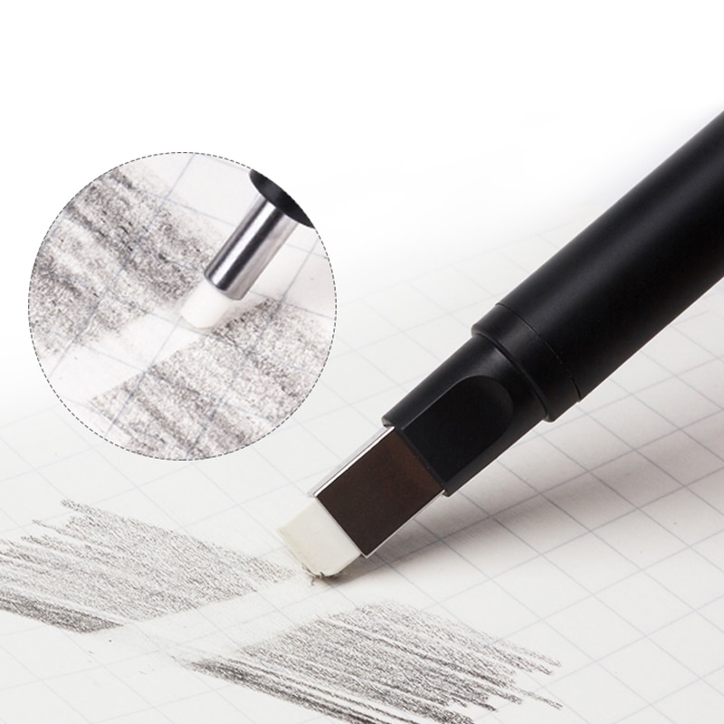 TOMBOW MONO Zero Eraser Mechanical Eraser Meticulous Highlighting Refillable Pen Shape Rubber Press Type School Stationery