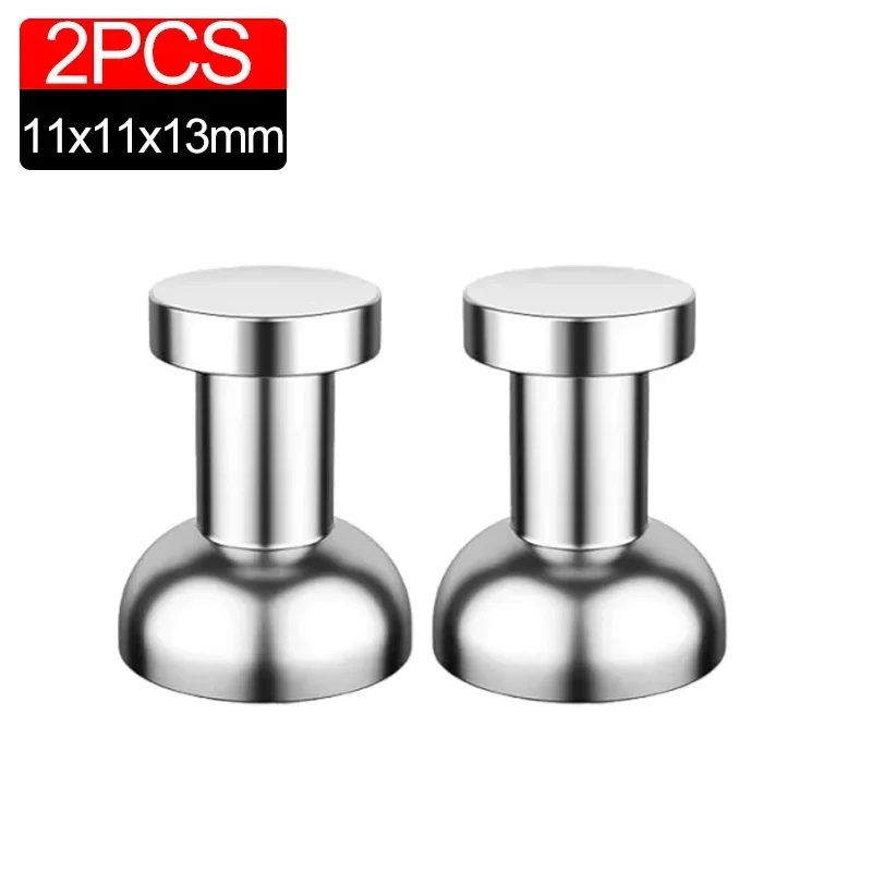 20/2PCS Magnet Super Strong Magnetism Push Pin Neodymium Magnet Refrigerator Kitchen Whiteboard Strong Magnetic Thumbtacks Home: Brown