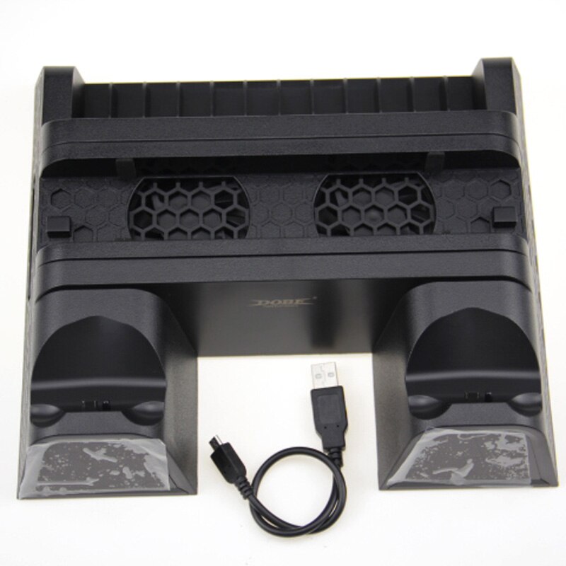 To Brazil For PS4/PS4 Slim PRO Vertical Stand with Cooling Fan Cooler Dual Controller Charger Charging Station for Playstation 4