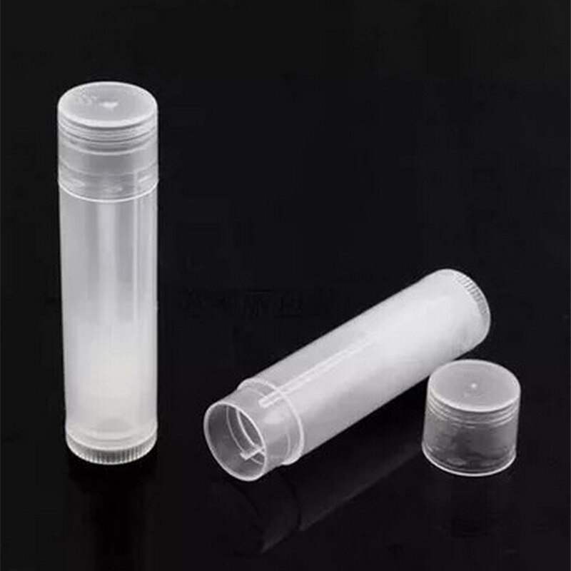 Lege Plastic Clear Lippenbalsem Tubes Containers Lipstick Lip Buizen Make Up Cosmetische Tool 5 Stks/partij