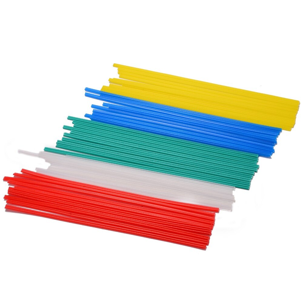 50 stuks Plastic Lassen Staven 25 cm Lasser Sticks 5 Kleur Blauw/Wit/Geel/Rood/Groen