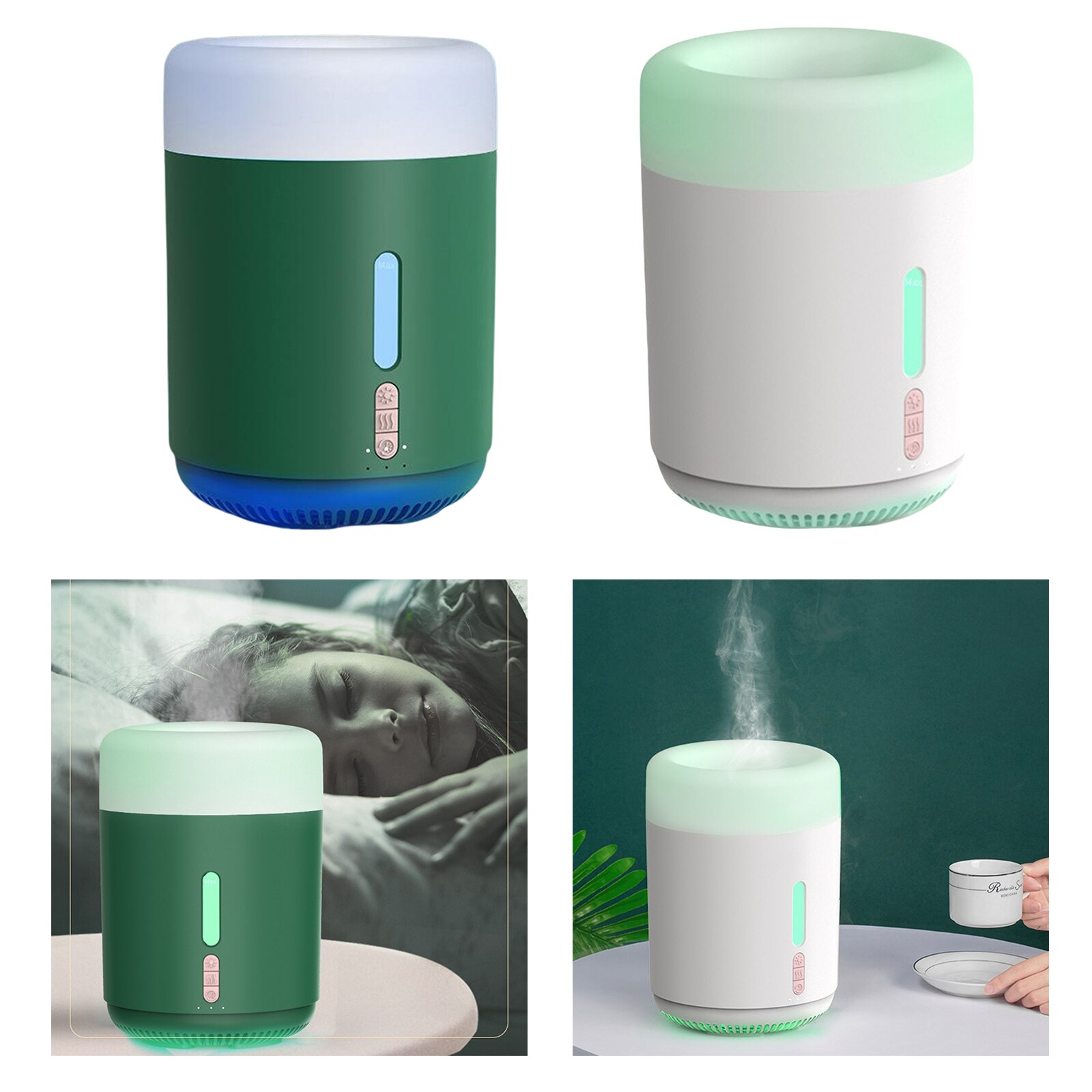 Ultrasonic Oil Essential Aroma Diffuser USB Humidifier with Lamp Anti-
