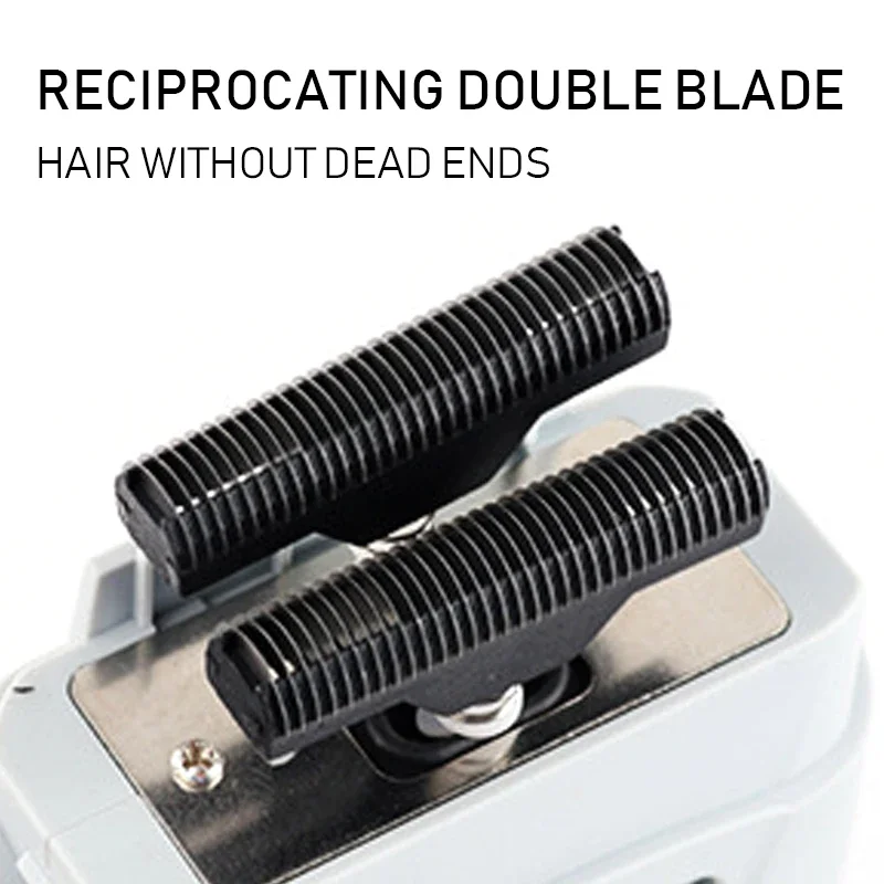 Kemei KM-3382 Men's Electric Shaver USB Charging Shaving Machine Cordless Shaver Male Hair Clipper Shaved Head