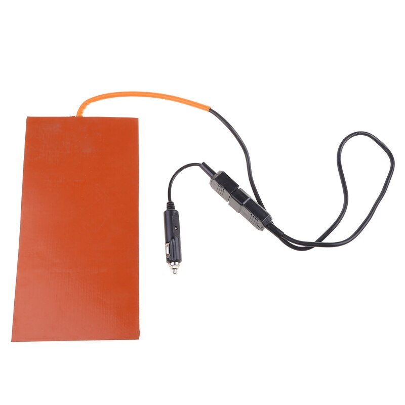 Coussin Chauffant 12V 100W En Silicone – 152 X 304 Mm | Pour Sacs De Livraison Repas | Thermostat 65°C | Alimentation Amovible