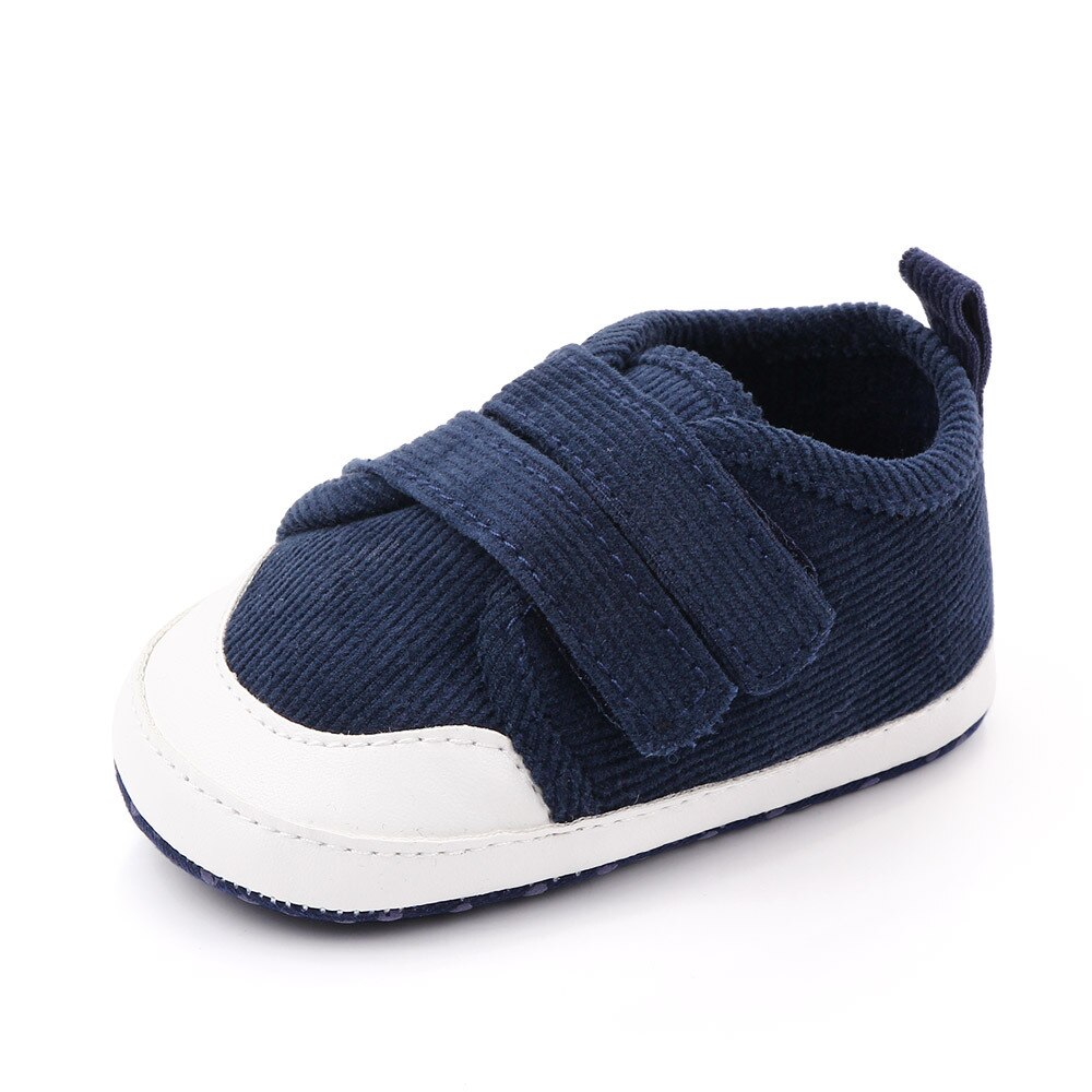 Baby Schoen Jongen Meisjes Zachte Zolen Eerste Wandelaars Schoenen Mocassins Kids Pasgeboren Jongens Meisje Anti-Slip Lopen Non -Slip Unisex Prewalker: Blauw / 13-18 Months(13cm)