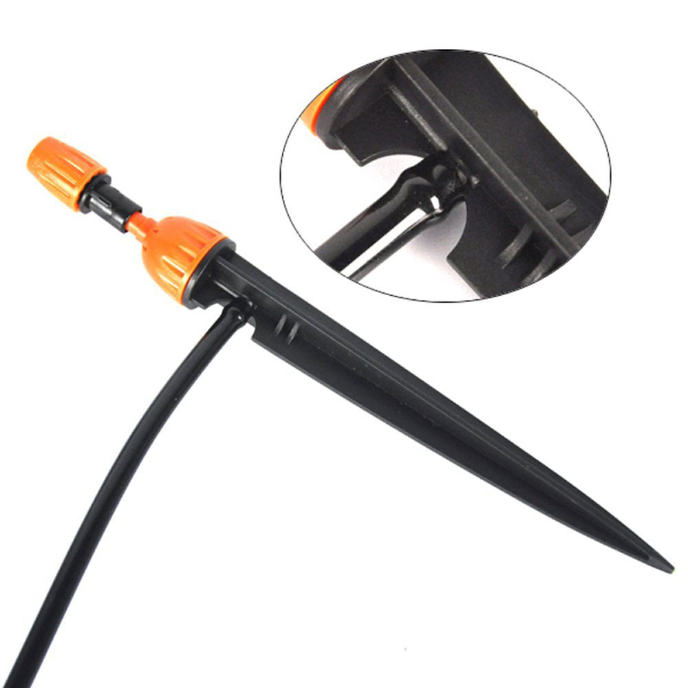 10-25m diy drypp vanningsanlegg automatisk vanning hageslange mikro drypp vanning sett med justerbare dryppere slangesett tb