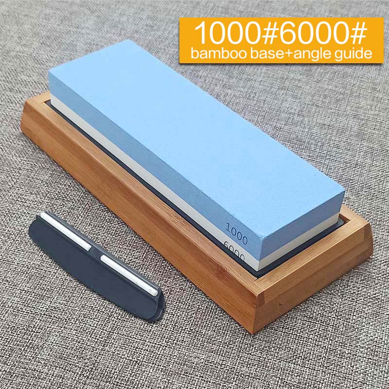 Whetstone Sharpening Stones Knife Sharpener Grinding Stone Water Stone Kitchen Tool 240 1000 8000 Grit Double-sided: 1000 6000 BB01