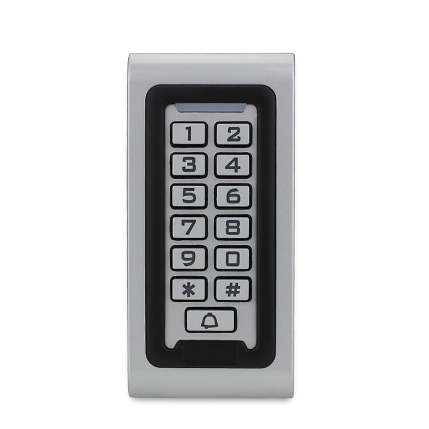 Door Access Control Keypad Waterproof WG26 PIN Code RFID Keypad Card Reader Password Access Control System for Home Door