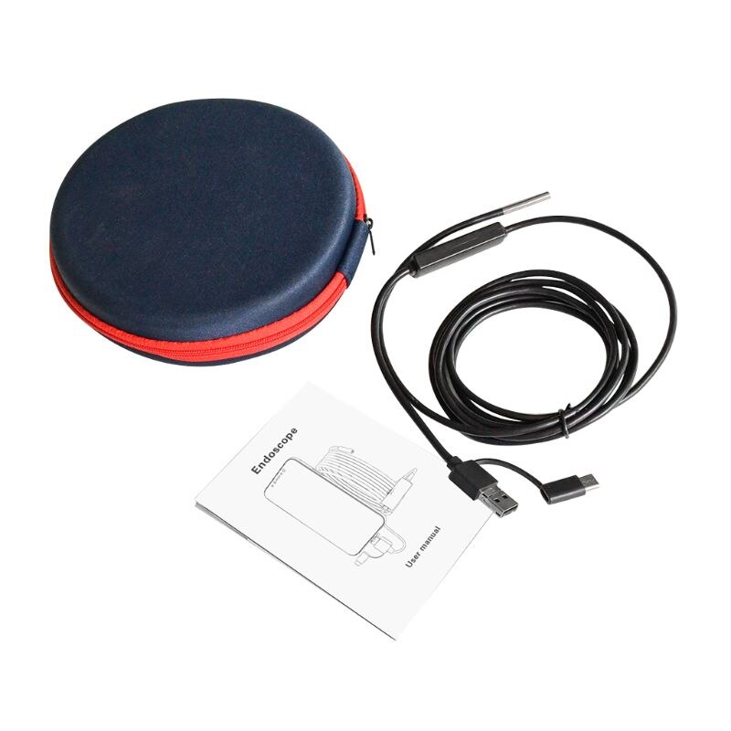 Endoscope USB 3 en 1, Endoscope 3.9mm étanche pour téléphone Android, PC Windows et Mac qyh