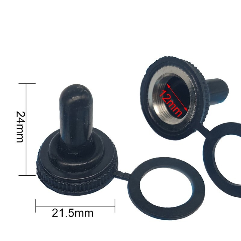 E-TEN1322 Double Pole Double Throw Toggle Switch Power Supply Shaking Rocker Switch Toggle Switch 6-pin 3 Gear Switch