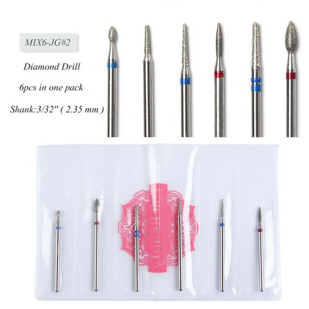 Ceramic Diamond Nail Cone Tip Ceramic Drill Bits Electric Cuticle Clean Rotary For Manicure Pedicure Grinding Head Sander Tool: B