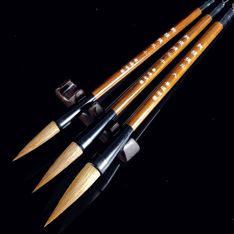 Ren ulv stor middels liten kalligrafi penselpenn for store tegn weasel couplet lian pensel kalligrafi praksis papeleria