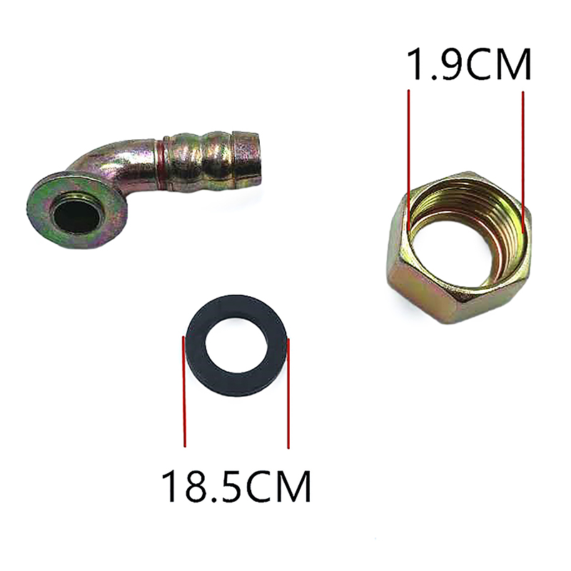Gas Cooker Universal Joint Hose Connection Four-Part Internal Thread Intake Elbow Edison Screw