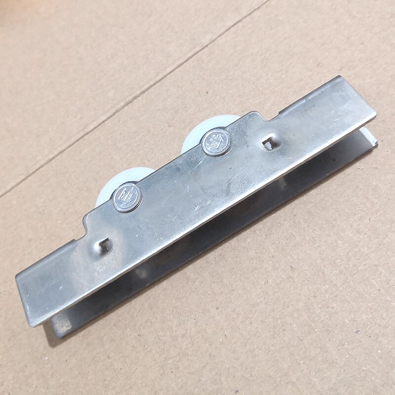 12mm Frameless Balcony Sliding Glass Door Plastic Steel Window Pulley Shower Room Concave Wheel Muted Nylon Roller Hardware Part