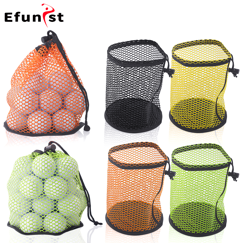 Golfbal Tas Trekkoord Zakje Multifunctionele Sport Mesh Netto Zak Kan 12/25/50 Ballen Houden Draagbare Golf organizer Golf Accessoires