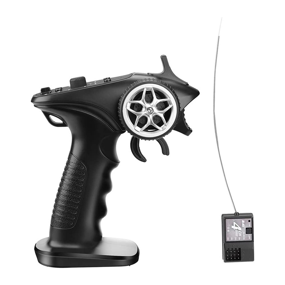 Shop Now GA-4H-TX TX4 2.4GHz 4CH Radio System Transmitter Controller Remote Control W/ Receiver for RC Car Boat Tank Crawler