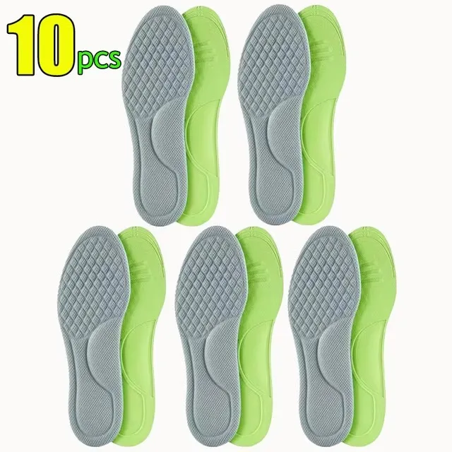 16/2pcs Memory Foam Nano Insoles Unisex Soft Sweat-Absorbing Shoe Sole Insert Paddings Women Men Orthopedic Sports Cushion