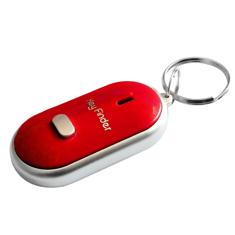 Led Key Finder Locator Vind Verloren Sleutels Chain Sleutelhanger Whistle Sound Control EM88