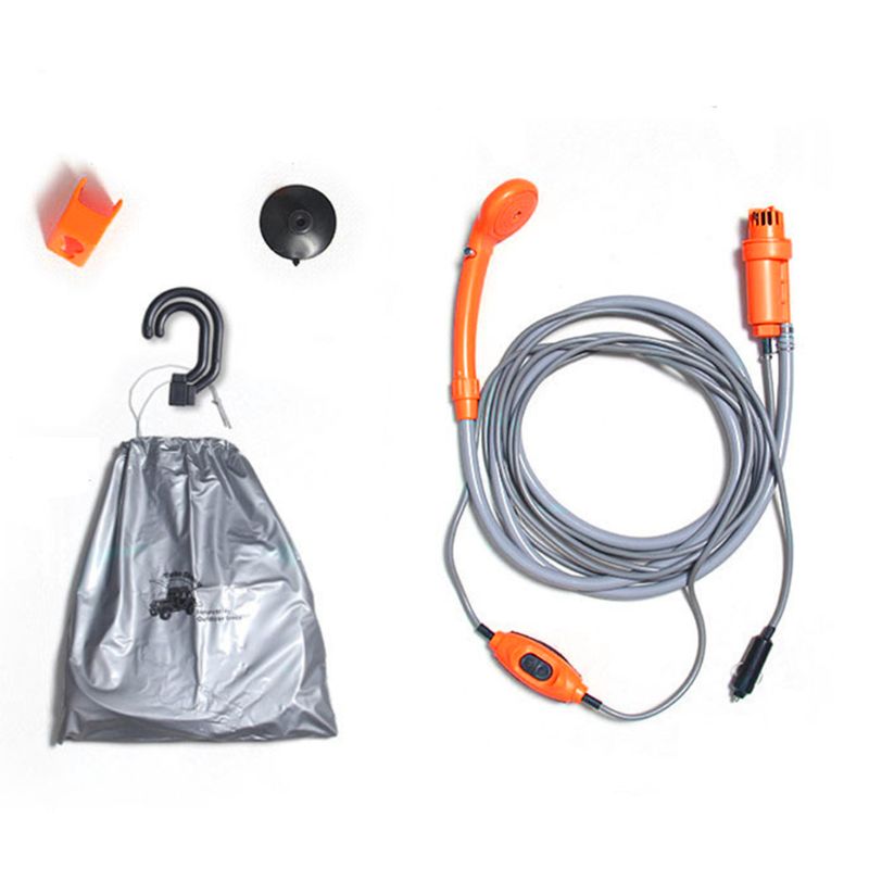 Draagbare douche Camping schoonmaakdouche Buitendouche, 12V draagbare autowas