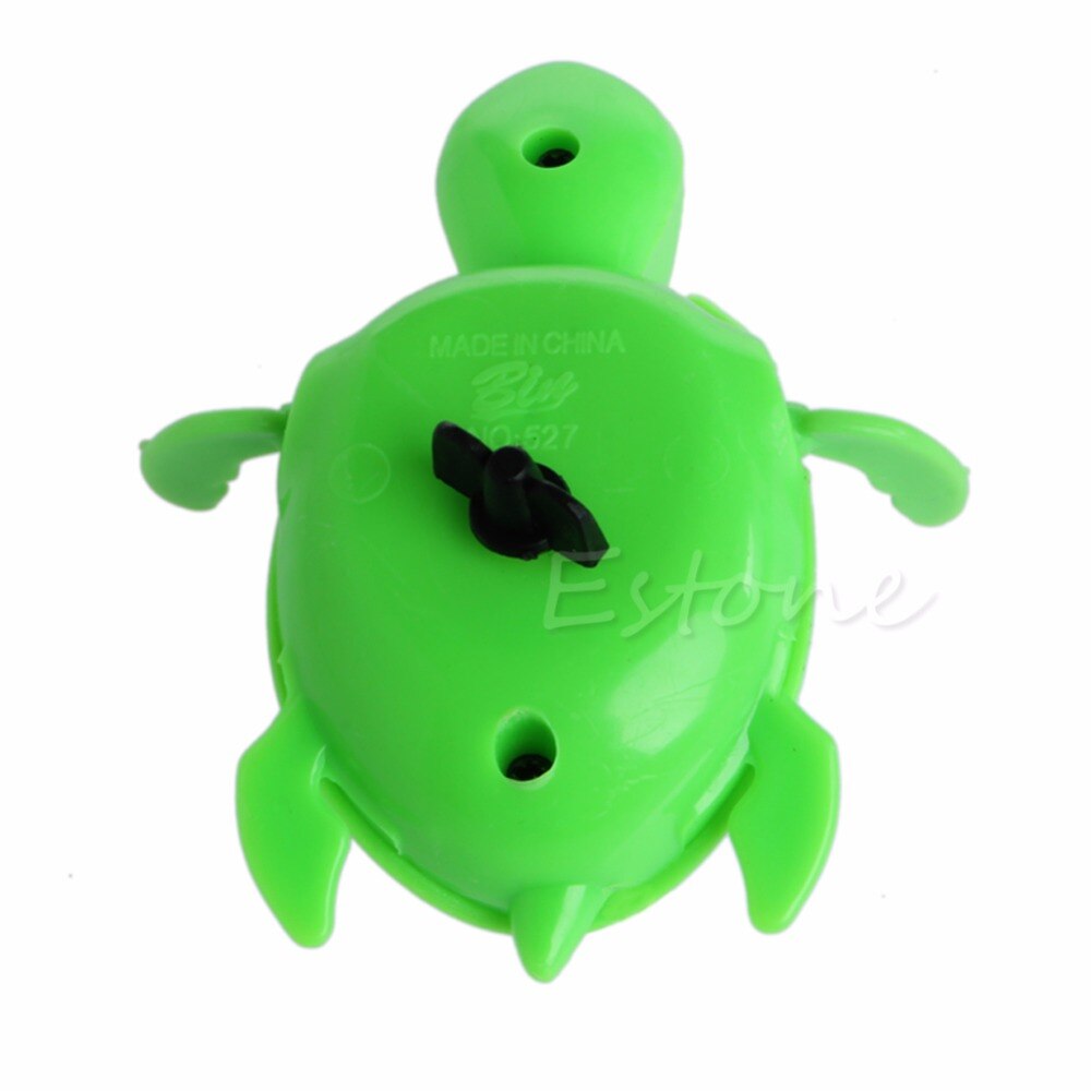 Trevlig 1 pc vind upp simning flytande sköldpadda djur leksak för barn baby barn pool bad tid