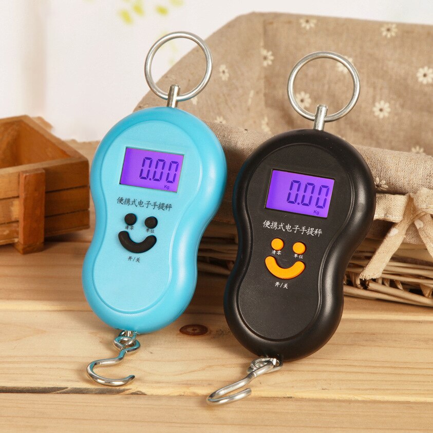 1pcs Special offer authentic Gourd shape hoist hook portable scale portable electronic scale express parcel scale 50kg