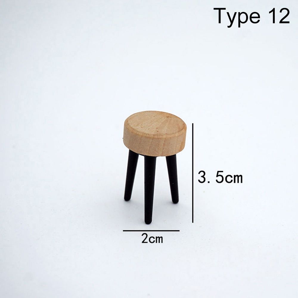 1:12 Schaal Poppenhuis Miniatuur Meubels Sofa Bed Kledingkast Tv Kast Mini Inrichting Scene Model Spelen Huis Micro Landschap: Type 12