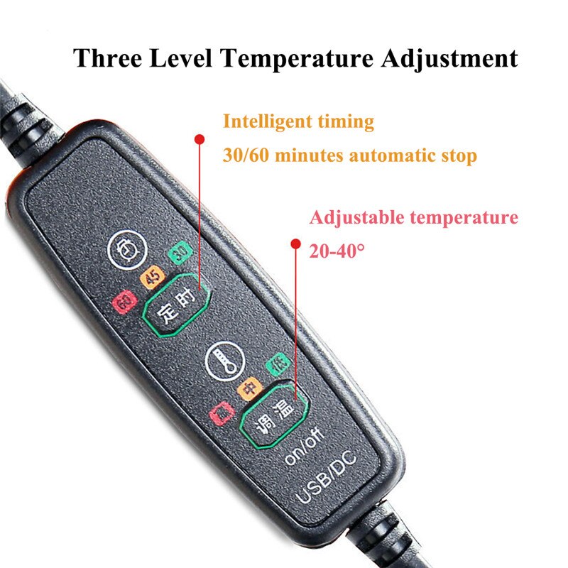 USB Electric Heating Neckband And Neck Guard For Men And Women Helps Recover From Neck Damage