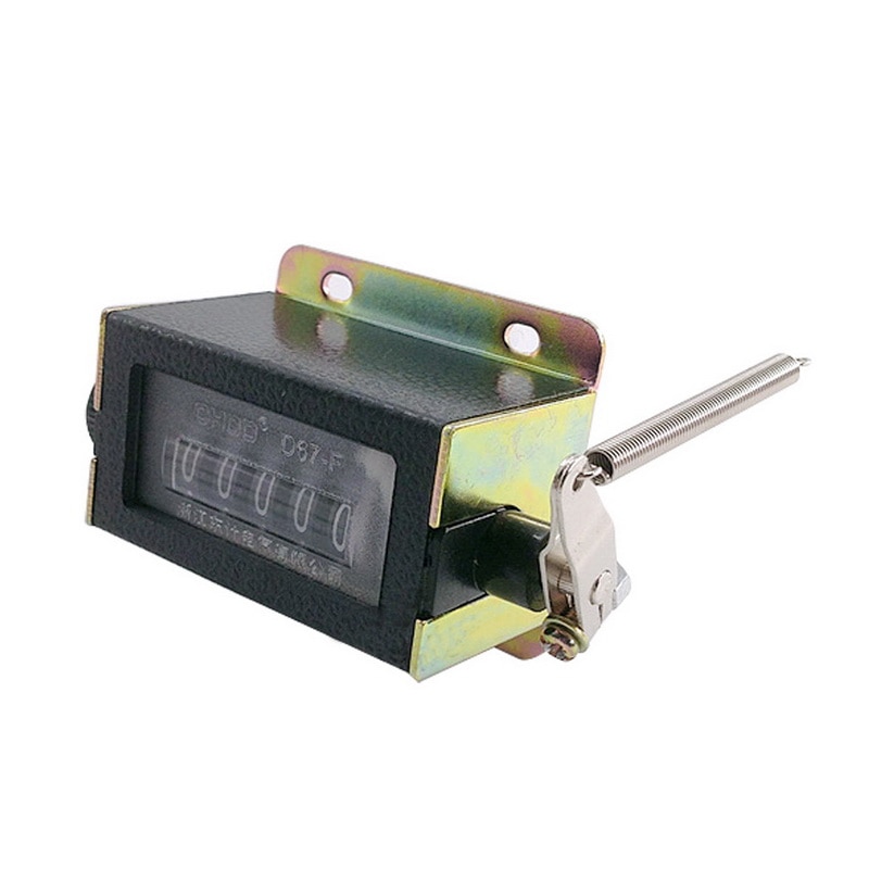 Black Casing Mechanical Pull Stroke Counter manual counter 5 Digit Mechanical Counter Manual Tally Counter digit counters