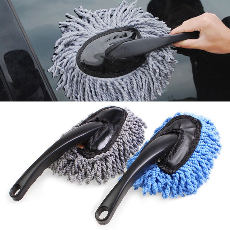 Salg bilvask børste køretøj rent værktøj blød moppestøvning værktøj mikrofiber bilvask rengøringsbørster holdbart sæt