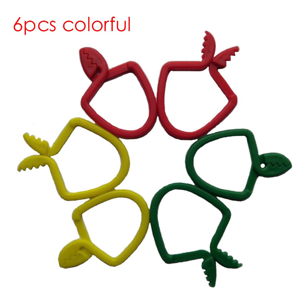 Pinzas para ropa multiusos ABS, pinzas para ropa, abrazaderas para ropa, viaje, toalla, calcetines, Clip, pinzas para la ropa del hogar,: 6pcs colorful