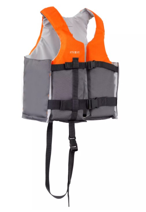 Ba 50n+  kajaks, stand-up paddle en dinghy drijfhulpmiddel - oranje kano opblaasbaar veiligheidsvest