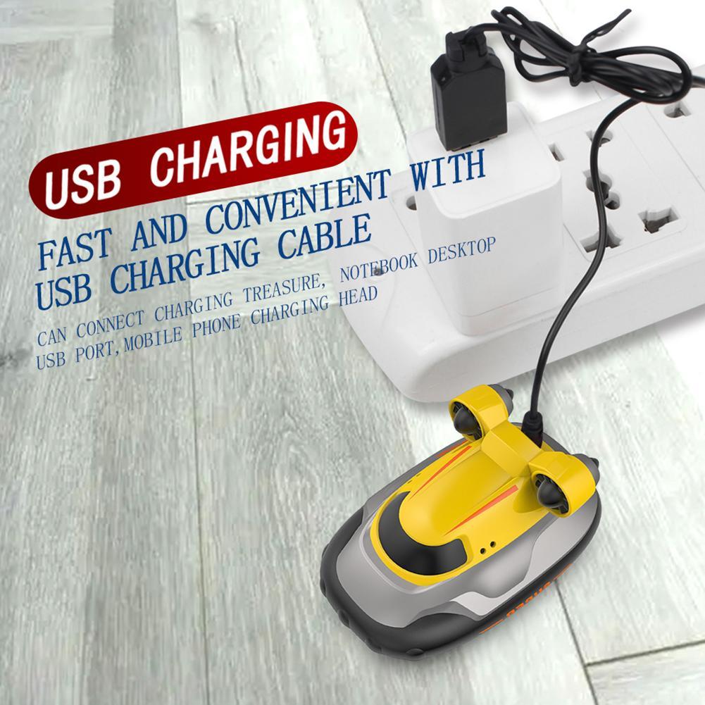 Mini Remote Control High Speed Speedboat Boat USB Rechargeable Model Aquatic Boy Outdoor Game Toy