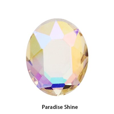 8x10mm Oval Nail Art Decorations Crystals Strass Flat Back Stones Rhinestones Applique Color Stone for Craft Dress Gymnastic Clo: Paradise Shine