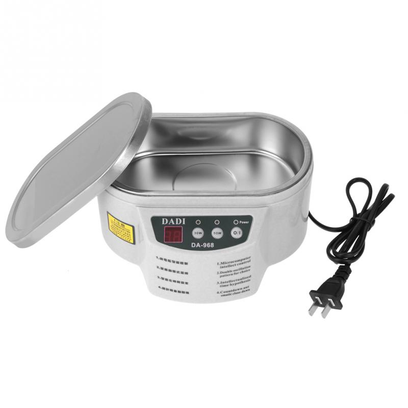 1Pcs Mini Ultrasonic Cleaner 600ml 40KHz Ultrasonic Cleaner Cleaning Ta-nk Machine AC 220V 50Hz