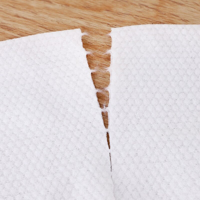 1 Roll Disposable Facial Cleansing Towel Thick Cotton Pattern Pearl Pattern Cleansing Towel Facial Wash Towel Makeup Tools