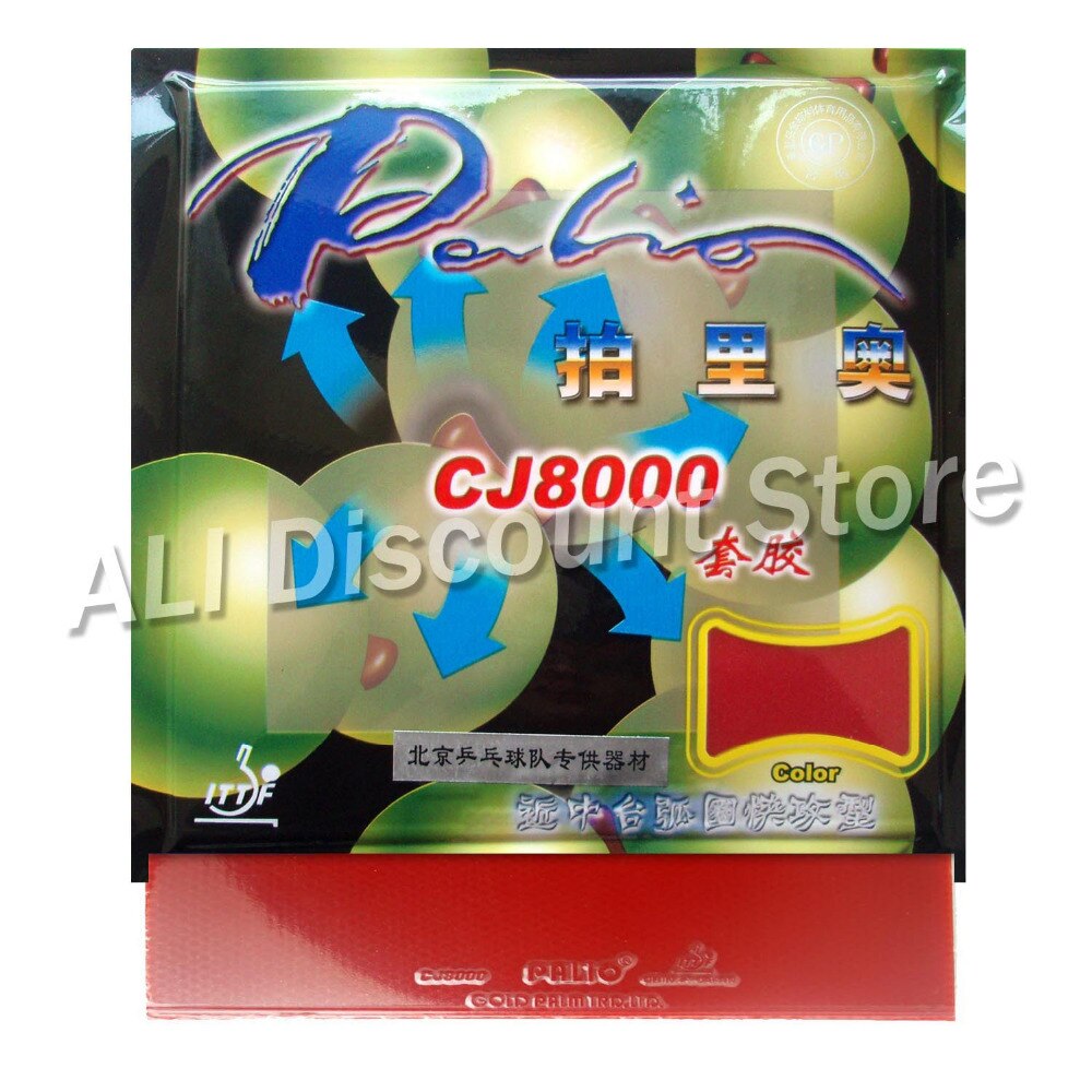 Palio ENERGIE 03 Blade met 2x CJ8000 H40-42 Rubbers voor een Tafeltennis Combo Racket FL