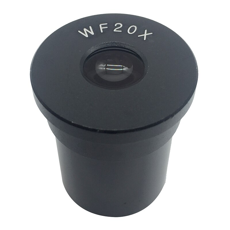 WF20X WF25X Eyepiece for Biological Microscope Wide Field Optical Glass Ocular Lens Mounting Size 23.2mm 20X 25X: WF20X without Scale