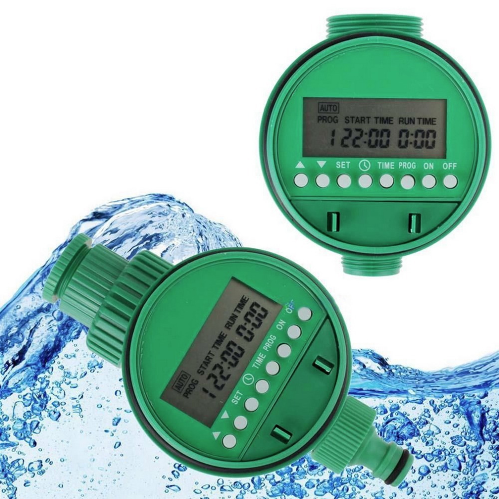 LCD Display Automatic Intelligent Electronic Water Timer Rubber gasket Solenoid Valve Irrigation Sprinkler Controller