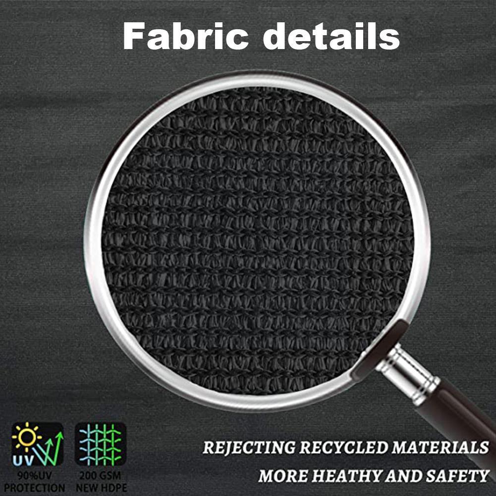 Garden Balcony Fence Net Balcony View Breeze Protective Screening Shade Cover Balcony Ties Breathable Outdoor And Awning G8K0